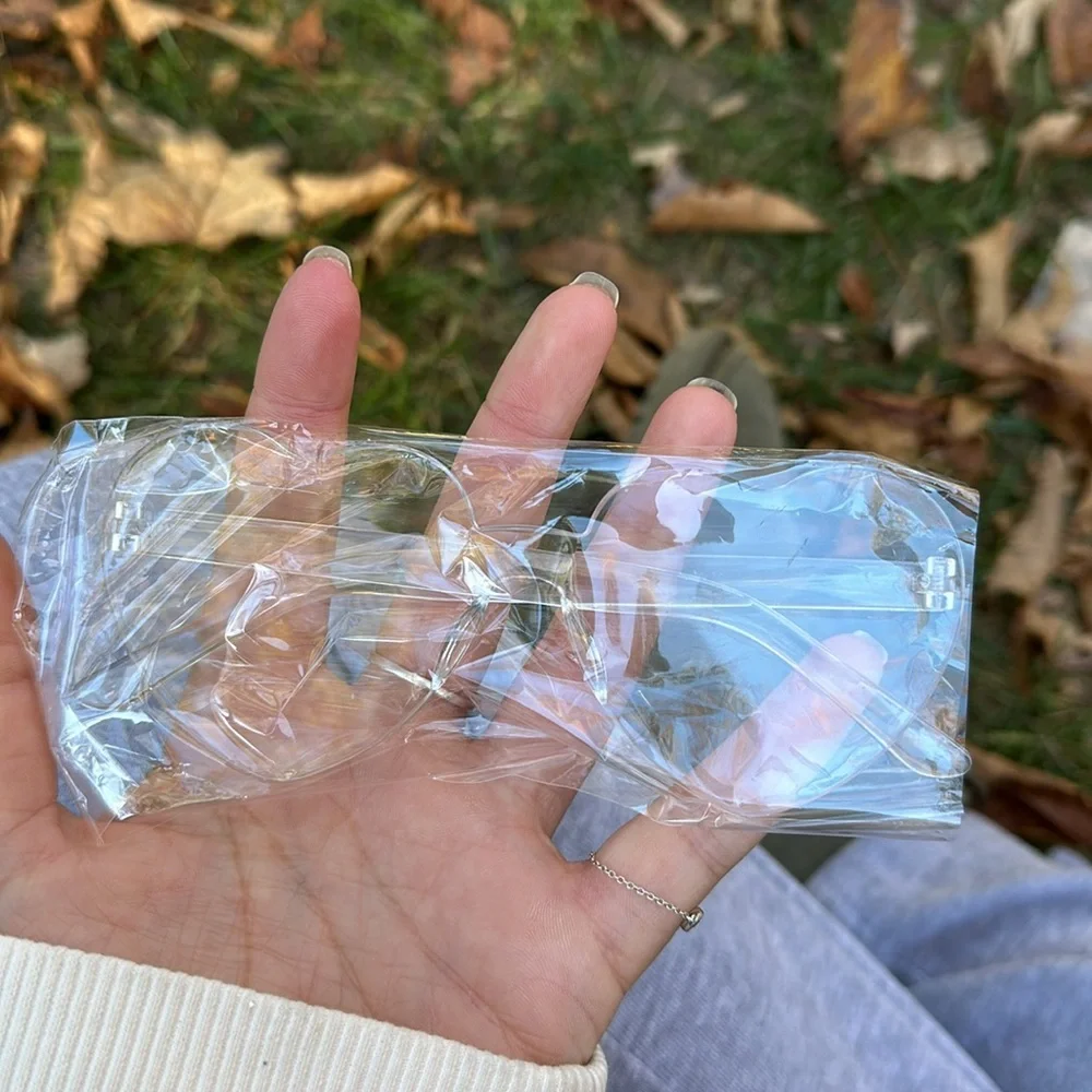 22 pairs of Clear heart party eye glasses new